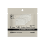 5 Layers PM 2.5 Carbon Mask Filters For Adult Cloth Mask - The Kare Lab